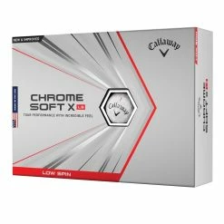 Callaway Chrome Soft X LS Golf Balls | White