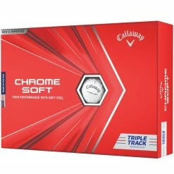 Callaway Chrome Soft Triple Track Golf Balls | White
