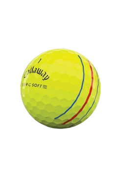 Callaway ERC Soft Triple Track Golf Balls | Yellow -Golf Clothing Sales Shop Callaway ERC Soft Triple Track Golf Balls Yellow 63
