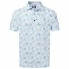Footjoy Vintage Floral Print Lisle Golf Shirt 87963