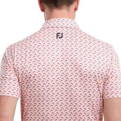 FootJoy Leaping Dolphins Print Lisle Golf Shirt 88352 -Golf Clothing Sales Shop FJ 88352 05