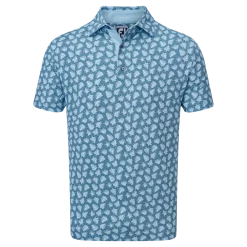 FootJoy Shadow Palm Print Pique Golf Shirt 88375