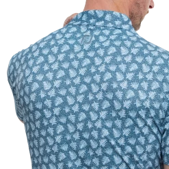 FootJoy Shadow Palm Print Pique Golf Shirt 88375 -Golf Clothing Sales Shop FJ 88375 05