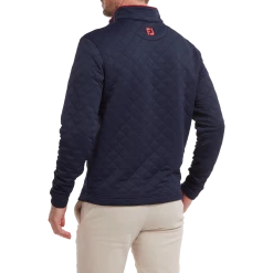 Footjoy Diamond Quilted Chill Out Golf Pullover 88452 -Golf Clothing Sales Shop FJ 88452 03