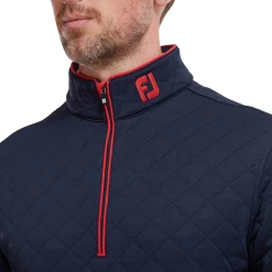 Footjoy Diamond Quilted Chill Out Golf Pullover 88452 -Golf Clothing Sales Shop FJ 88452 05