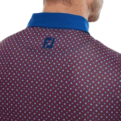 FootJoy Circle Print Golf Polo Shirt 80035 -Golf Clothing Sales Shop FootJoy Circle Print Golf Polo Shirt 80035 16