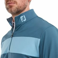 FootJoy Engineered Chest Stripe Chill-Out Golf Pullover 88428 -Golf Clothing Sales Shop FootJoy Engineered Chest Stripe Chill Out Golf Pullover 7