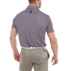 FootJoy Half Moon Geo Print Golf Polo Shirt 80012 -Golf Clothing Sales Shop FootJoy Half Moon Geo Print Golf Polo Shirt 80012 16