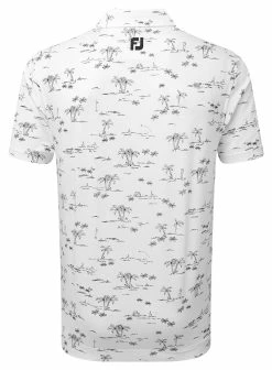 FootJoy Tropic Lisle Golf Polo Shirt 88788 -Golf Clothing Sales Shop FootJoy Tropic Lisle Golf Polo Shirt 88788 4