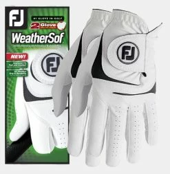 Footjoy WeatherSof Golf Glove | 2 Pack 66253