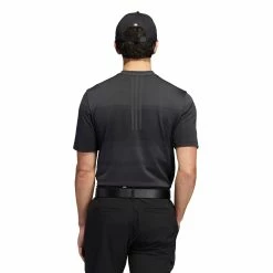 Adidas Statement Seamless Primeknit Golf Polo Shirt H61758 -Golf Clothing Sales Shop H61758 5 APPAREL OnModel BackView white