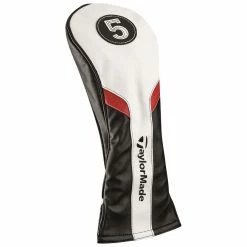 TaylorMade Golf Headcovers | White/Black/Red -Golf Clothing Sales Shop M71107 zoom D