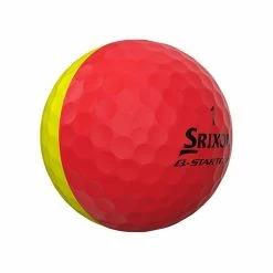 Srixon Q Star Tour Golf Balls Divide Yellow/Red 5 Srixon Q Star Tour Golf Balls Divide Yellow/Red -Golf Clothing Sales Shop Srixon Star Tour Golf Balls Divide Yellow Red 1