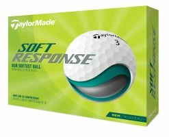 TaylorMade Soft Response Golf Balls | White