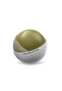Titleist Pro V1 AIM Golf Balls | White -Golf Clothing Sales Shop Titleist Pro AIM Golf Balls White 6