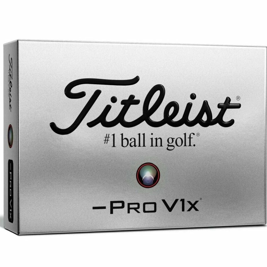 Titleist Pro V1X Left Dash Golf Balls | White 1 Titleist Pro V1X Left Dash Golf Balls | White