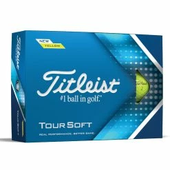 Titleist Tour Soft Golf Balls | Yellow