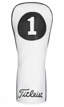 Titleist White & Black Leather Headcovers TA20TASCWB -Golf Clothing Sales Shop Titleist White Black Leather Headcovers TA20TASCWB 97