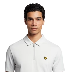 Lyle & Scott Chevron Zip Golf Polo SP1865G -Golf Clothing Sales Shop aRbrrrrrr PhotoRoom