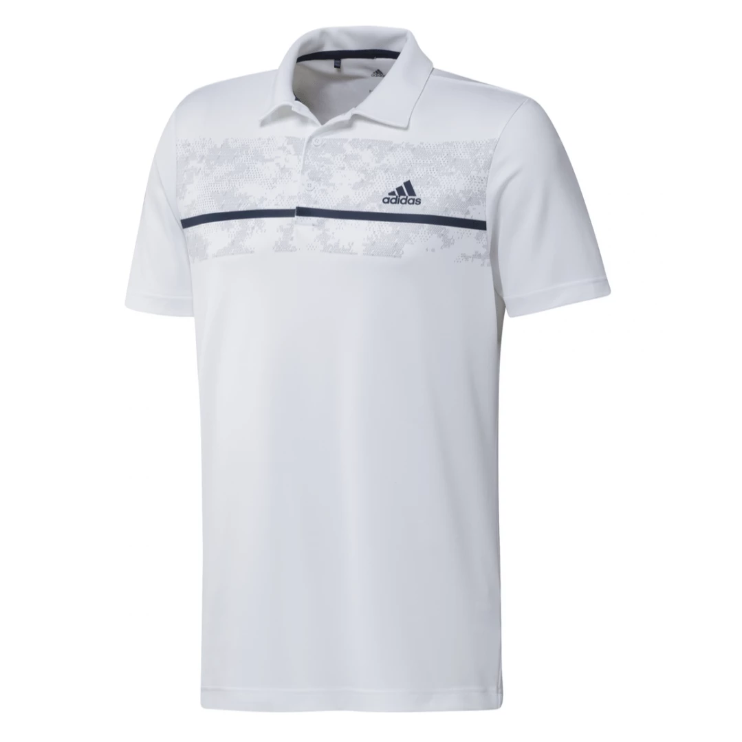 Golf Clothing Sales Shop -Golf Clothing Sales Shop adidas Chest Print Golf Polo Shirt H36255 49 1
