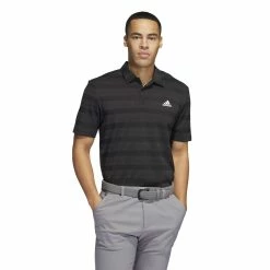 Adidas 2-Colour Stripe Golf Polo Shirt HI5180 -Golf Clothing Sales Shop adidas Colour Stripe Golf Polo Shirt HI 1