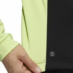 Adidas Colourblock Primegreen 1/4 Zip Golf Top HC5572 -Golf Clothing Sales Shop adidas Colourblock Primegreen Zip Golf Top HC 4