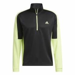 Adidas Colourblock Primegreen 1/4 Zip Golf Top HC5572