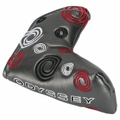 Odyssey Swirl Golf Putter Headcovers -Golf Clothing Sales Shop odysseyswirlsilverbladeputtercover1
