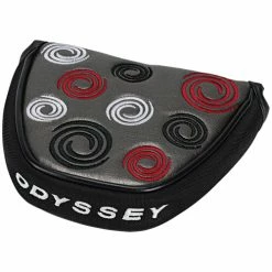 Odyssey Swirl Golf Putter Headcovers -Golf Clothing Sales Shop odysseyswirlsilvermalletputtercover1