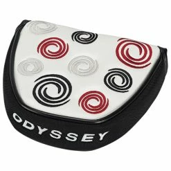 Odyssey Swirl Golf Putter Headcovers -Golf Clothing Sales Shop odysseyswirlwhitemalletputtercover1